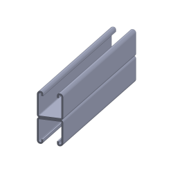 TOUGHStrut, Back To Back - Solid, 12G, 3 1/4 X 1 5/8 X 10, Galvanized TC2158H-120-ZN