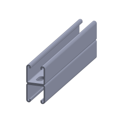 TOUGHStrut, Back To Back - Slotted, 12G, 3 1/4 X 1 5/8 X 10, Galvanized TC2158SH-120-ZN