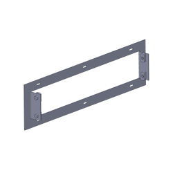 TOUGHTray, Adapter Accessory, 4in Frame Type Box Connector 06in Wide, Aluminum TTA-FTBC-4X06