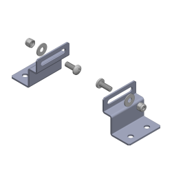 TOUGHTray, Clamp & Guide Accessory, Heavy Duty Guide, 2 Bolt-Thru Restraint, Aluminum TTA-GUIDE-2HD