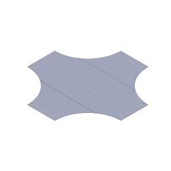 TOUGHTray, Ventilated Cover Fitting 09 X 09in wide HX 12in Rad, Aluminum TTC-V-09X09-HX12-AL