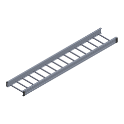 TOUGHTray, Straight, 6X30X12A 06in RS, Aluminum TTS06-6X30X12A-AL